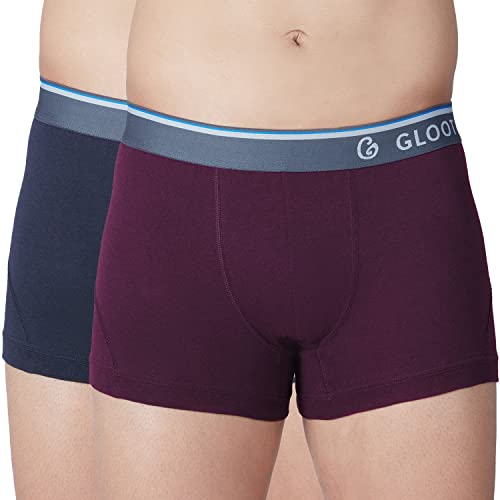 Image of GLOOT Men's Cotton Trunks Striped Briefs