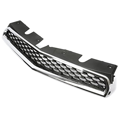 Piboshi Grille Upper Chrome W/Black Insert Plastic Smt10736 25798744 Gm1200622 Gm1200622C Kgf2Ceucswbi #TOP4
