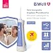 B.Well Swiss PRO-911 tragbare und kabellose Munddusche, mit 3 Modi, 2 Düsen mit 360°-Rotation, 150-ml-Wassertank, wasserfester Tasche, aut. Abschaltung nach 2 Min. und bis zu einem Monat Akkulaufzeit