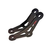2 brazos pivotantes de acero. LUST Racing LR-LK-KAW-Z1000-SX-11-13-30L - Kit de bajada, color negro