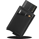 NEU! arcoma. Kartenetui - Echtleder Slim-Wallet mit RFID Schutz - Premium Kreditkartenetui für Herren mit edlem Design - Card-Holder Ridge Wallet