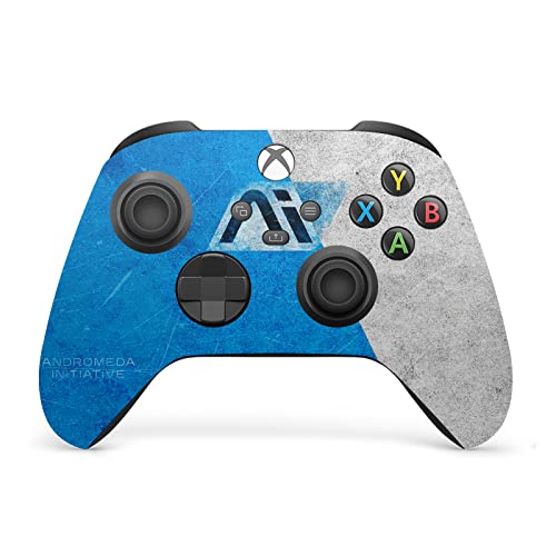 Sticker Xbox Series X Mass Effect graphismes Andromeda effet usé pour pack console - 6