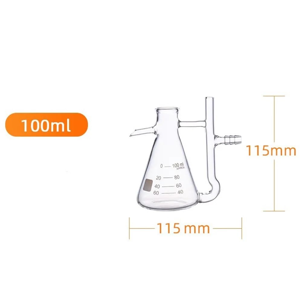 Vetreria da laboratorio Kit di distillazione essenziale con separatore da 100 ml, bottiglia di ricezione in vetro spesso, collettore automatico