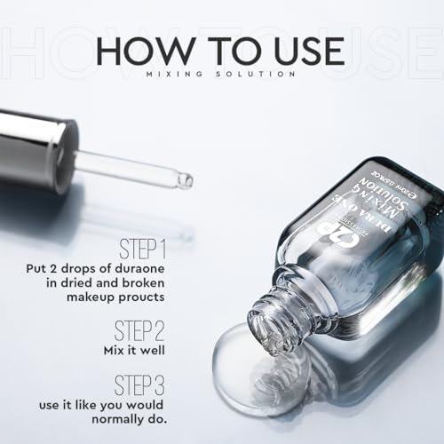 C2P Pro Duraone Mixing Solution - 20ml | Fix Broken Makeup, Dry Gel Eyeliner & Mascara Matte Finish Pigment Activator & Illuminator - Image 5