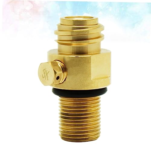 Válvula de mano de latón PRETYZOOM para conectores de riego y tanques de agua 4