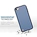 KELIFANG Case Compatible with iPod Touch 7, 6 and 5, Ultra Slim Full Body Protective Case with Dual Layer Shockproof TPU Bumper Hard Back Cover Compatible with 7th/6th/5th Generation, Sapphire Blue