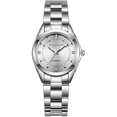 CHRONOS Women's Waterproof Stainless Steel Watch Cover