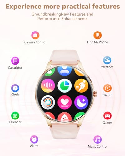 Smart Watch for Women, Bluetooth Call, 1.32" AMOLED for iPhone/Android - image 7