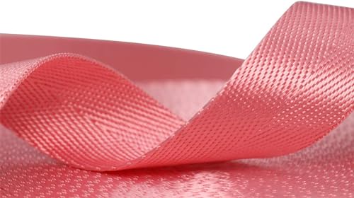 Image of Nylon Webbing Straps, 1 Inch Wide Heavy Duty Nylon Strap, Durable Flat Rope Webbing, 10 and 25 Yard Roll for Backpack Strapping, Tie-Down, Dog Leash, 18 Vibrant Colors