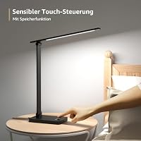 Lepro Schreibtischlampe LED, Dimmbar, 750LM 3 Farben & 5 Helligkeitsstufen – Ansicht 4