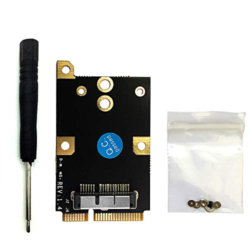 HUYUN WLAN Card transforms/Converter Mini PCI-E Adapter Card para BCM94360CSAX bcm94360cs2 BCM94360CD BCM94331CD miniatura 1