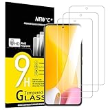 NEW'C 3 Stück für Xiaomi 12 Lite für Panzerglas, Frei von Kratzern, 9H Festigkeit, HD Bildschirmschutzfolie, 0.33mm Ultra-klar, Ultrawiderstandsfähig