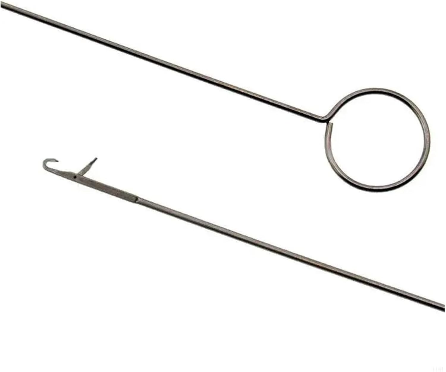 Loop Turner Sewing Tool 60 Pcs Stainless Steel Sewing Ring-Shaped Turning Hook, Used for Fabric Tubular Belts(Small)