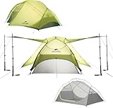 Naturehike Star River EXT - Tienda de campaña compacta para 2 personas, ultraligera, doble capa, impermeable, resistente a la lluvia, para exteriores, senderismo, festivales