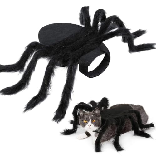 FAINCA Halloween Divertido Disfraz de Araña para Mascotas Algodón