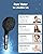 Filtered Shower Head with Handheld Oil Rubbed Bronze, BOWGER 6 Modes High Pressure Shower Heads with Power Wash and Hard Water Filter, Detachable Hand Held Showerhead Set with Extra Long Hose, ORB