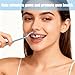 10 PCS Gum Stimulator for Cleaning Teeth Tartar, Easy to Use Rubber Tip Stimulator, Long Handled Massager Remove Plaque & Promote Health, Dental Stimulator Tool for Gums to Friends Family