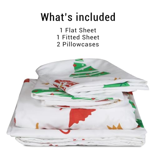 3 and 4-Piece HITIME Christmas Sheet Sets (Various) Twin 7.99, Full $8.99, Queen $9.49 & More - image 5