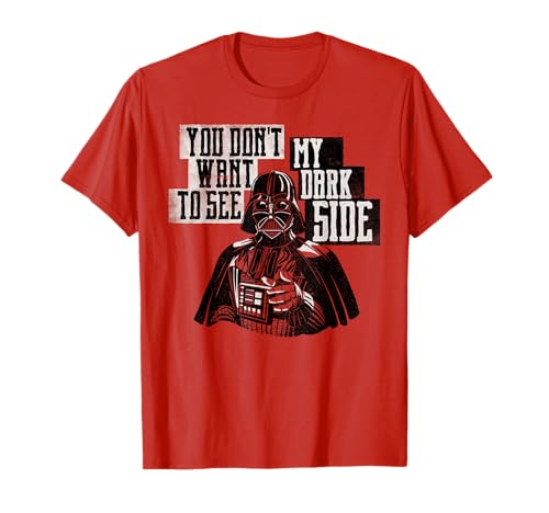 Image of Star Wars Darth Vader Dark Side Funny T-Shirt T-Shirt