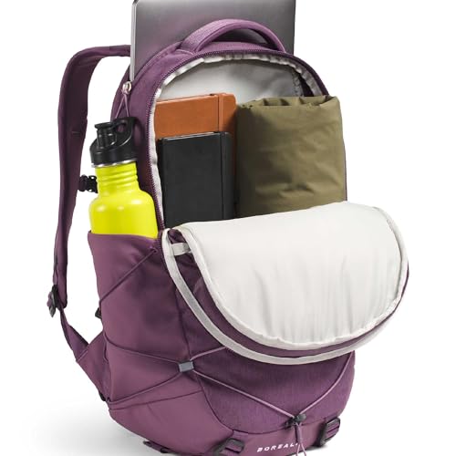 Image of The North Face Women's Borealis Commuter Laptop Backpack - Everyday Travel Bag, Laptop Sleeve, Reflective Details, Chroma Purple Light Heather /Hushed Lavender, One Size