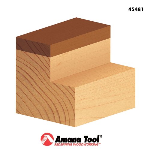 Image of Amana Tool - 45481 Carbide Tipped Flush Trim Plunge Template 1 /2 Dia x 3 /8 x 1 /4 inch Shan