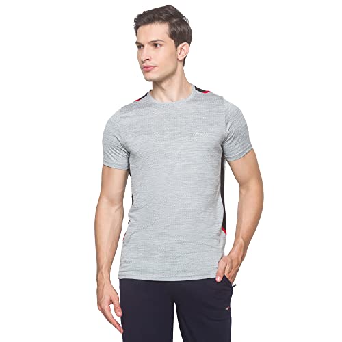 Image of berge' Men's Jacquard Polyester Dry Fit Textured Western Shirts & Tshirts for Men, Quick Drying & Breathable Fabric, Gym Wear Tees & Workout Tops|Half Sleeve T-Shirt|Running Tshirts for Men