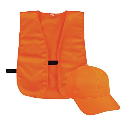 Outdoor Cap Blaze Cap and Vest, 1 Unit, Blaze Orange