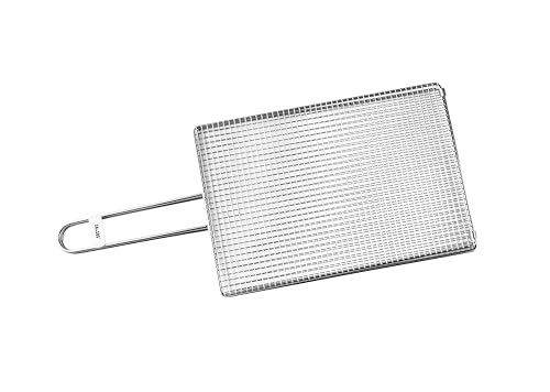 IBILI Parrilla Doble para Calamares - 30x20x1 cm - Acero Inoxidable 18%