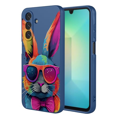BORYA Silicone Case for Samsung Galaxy A56 5G, Ultra Thin Shockproof Silky Soft Premium TPU Simple Elegant Cover With Microfiber Lining, Cute Cartoon Color Pattern, P6