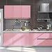 LACHEERY Pink Contact Paper Self Adhesive Glitter Wallpaper Stick and Peel Countertop Contact Paper Removable Pink Wallpaper for Girls Room Dresser Table Kitchen Cabinets Counter Top Covers 15.8