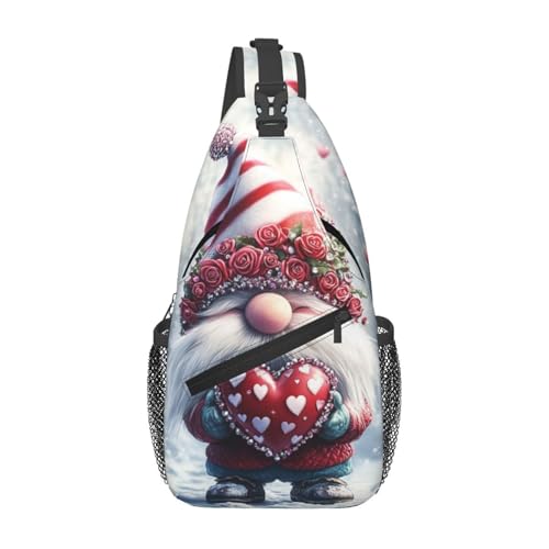 Sac de poitrine en forme de cœur avec finitions soignées pour homme femme