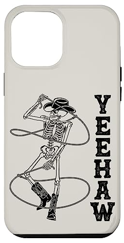 iPhone 14 Pro Max Western Cowboy Skeleton Yeehaw Rodeo Southern Country Music Case