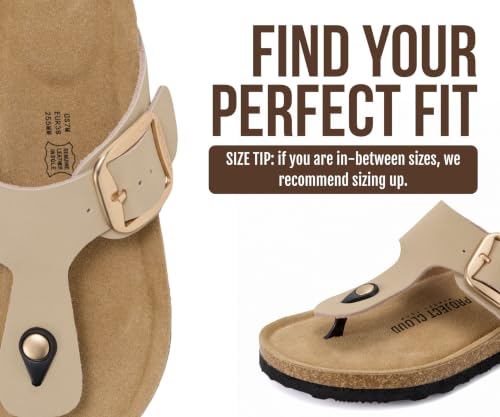 Image of Project Cloud 100% Genuine Leather Thong Sandals & Flip Flops for Women