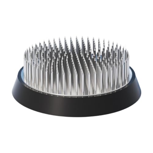 Tachiuwa Pin Frog Floral Plant Fixation Alloy Base Simple Compact, Stem Holder, for Kitchen Bedroom Small Vase Party, Stainless Steel, Diameter7cm