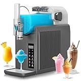 Kourice Slushie Machine No Ice Needed Slushy Machine 92oz Capacity Margarita Machine with 6 Preset Programs LED Display Self-Clean Frozen Drink Maker for Slush Margaritas Smoothie Frappés Milk Shakes