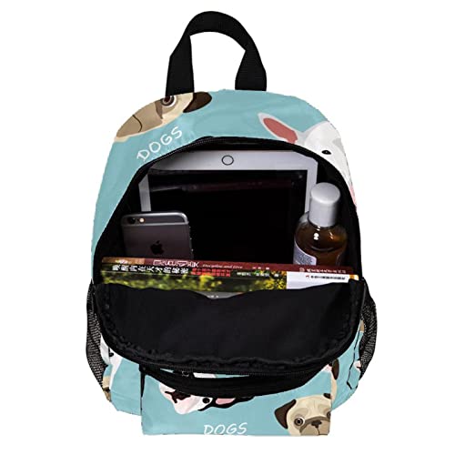 Sac à dos pour filles et garçons motif chiens mignons pour ne plus perdre le doudou