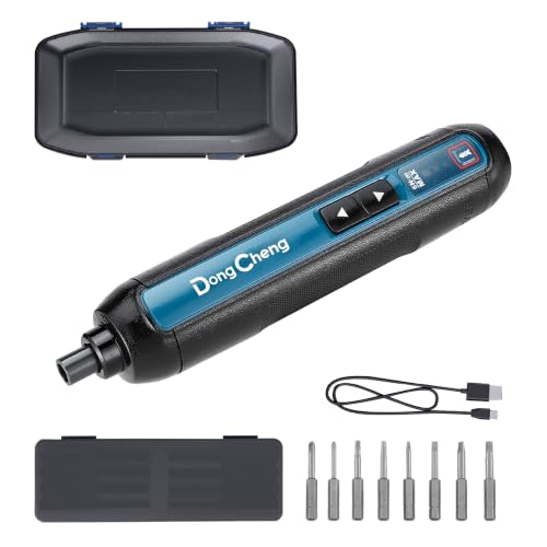 Dong Cheng Mini Atornillador a Batería 4V, 3 par hasta 5Nm, Cable USB-C