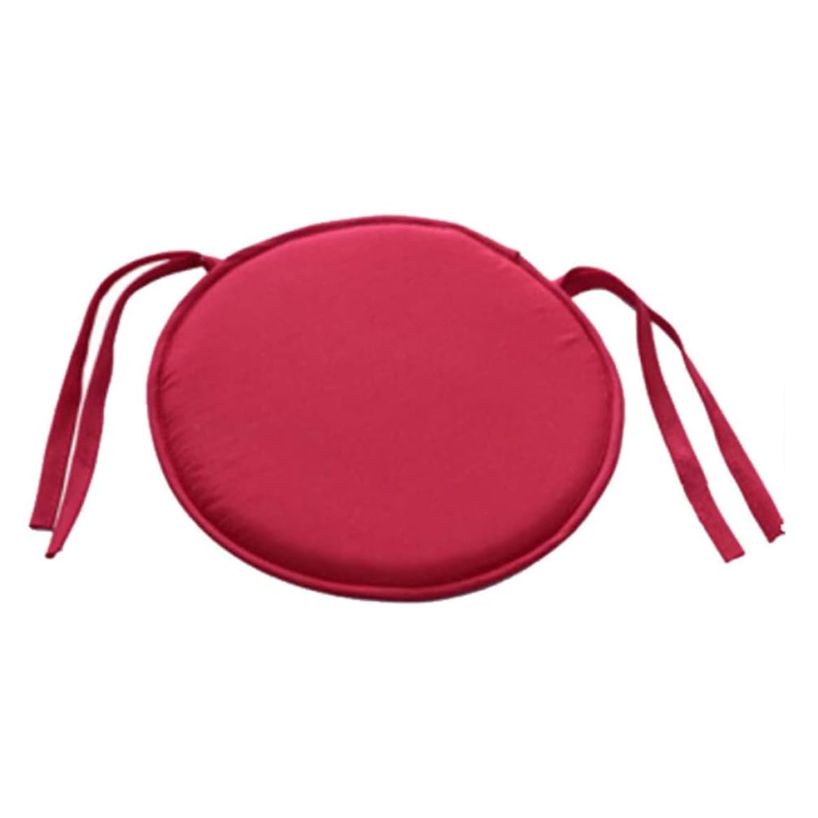 Cojines para sillas con lazos de sujeción estables, almohadillas redondas rojas 1