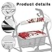 Vanideaoty Cute Snowman Rollator Accessories with Elastic Band Walker Protection Decor Covers Suitable for Parks, Neighborhoods and Streets