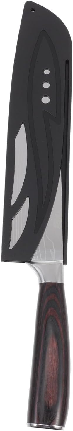 TOYANDONA Japanese Chef's Cutter and Anti-skid Grip with Wood Handle