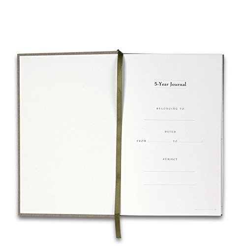 Levenger 5-Year Journal - Ruled (Diary, Notebook)/366 Pages, Micro-Perforated 100Gsm Pages #TOP2