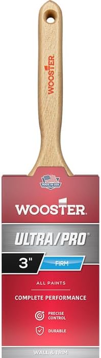 12‐Pack of 3 Wooster Brush Company 4175 Ultra/Pro Firm Flat Bristle Sash Handle Paint Brush