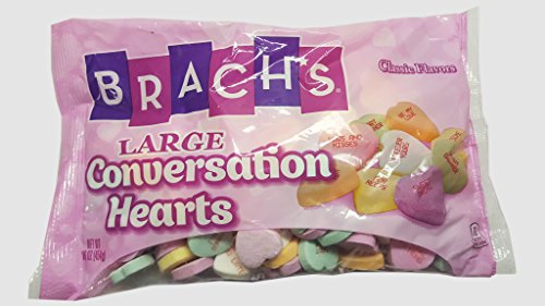 Brachs Large Conversation Hearts, 16oz Bag