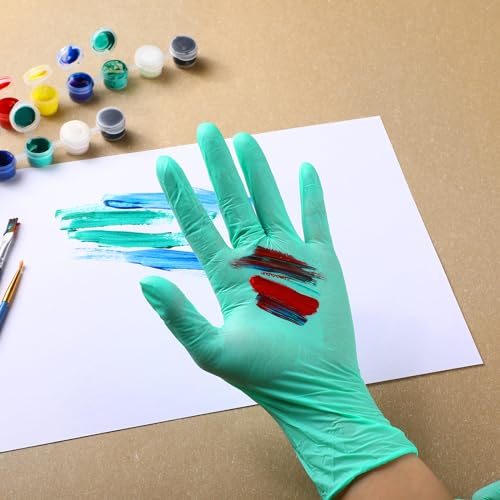 Cuffbow CUFFBOW-GLOVES-CNJU10301 60 Pairs Disposable Nitrile Gloves For Kids Ages 5-12 Kids Gloves thumb #3