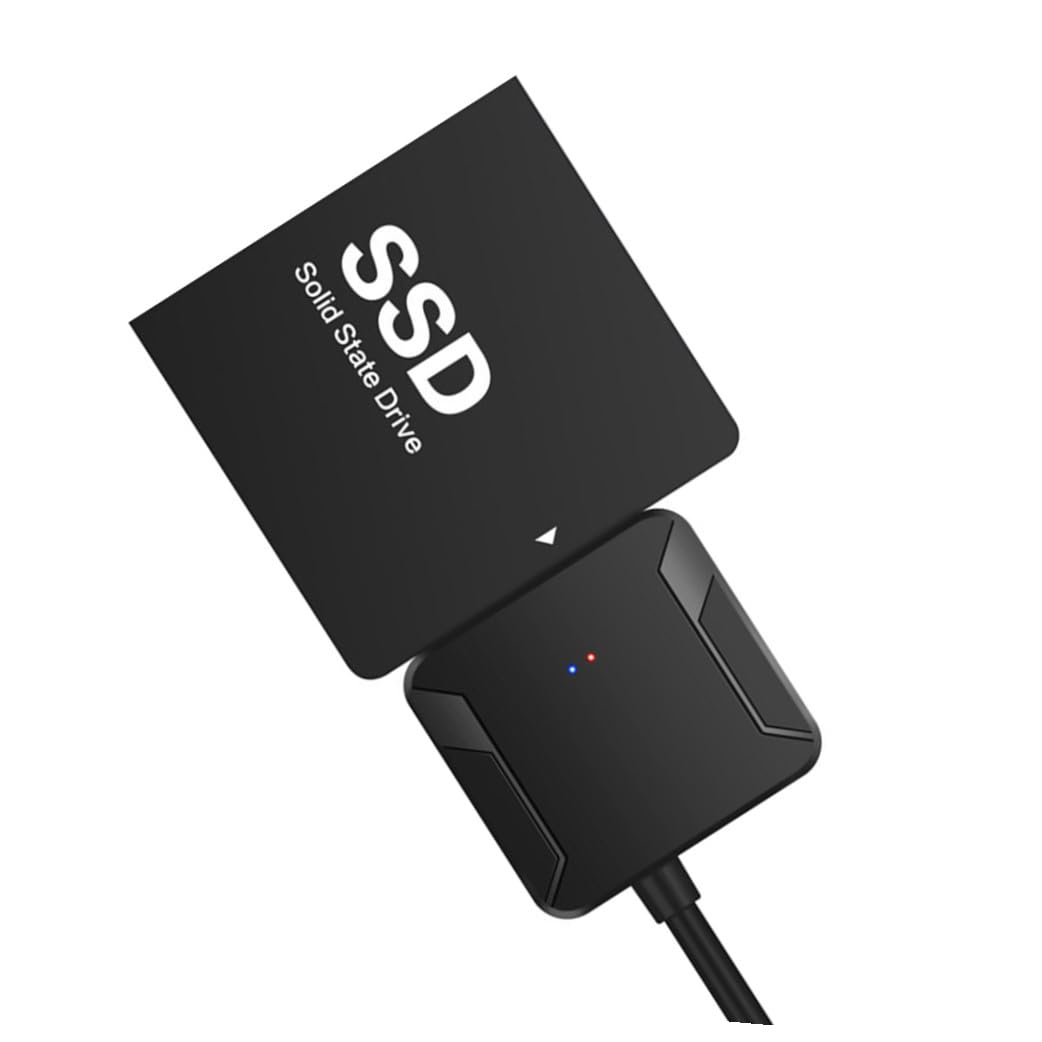OSALADI 3pezzi Adattatore Usb Per Hard Disk Trasferimento e Portatile Per Ssd e Hard Disk Alimentazione