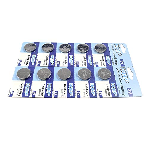 Batería CR2032 de litio 3 voltios pack x10 HQRP miniatura 5