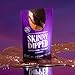 SkinnyDipped Super Dark Chocolate + Sea Salt Almonds, Vegan, Healthy Snack, Plant Protein, Gluten Free, 0.46 oz Mini Bags, Pack of 24