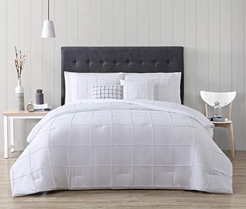 Geneva Home Fashion Nellie Comforter Set, King, White #TOP14