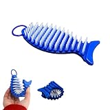 Barbell Brush Professional Barbell Cleaning Brush Barbell Care Kit Barbell Nylon Brush for Strength Training Bars, Barbell,Exercise Equipment Cleaning Supplies(Blue)