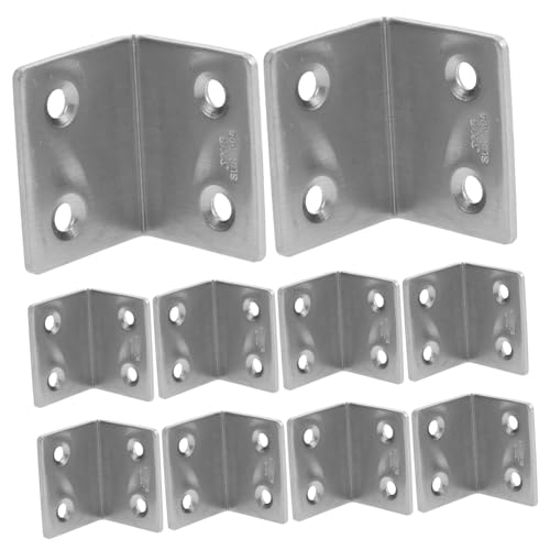 Équerres d'angle métal 10x pour stabiliser un meuble instable - 2